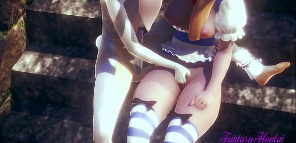  Alice in The Wonderland Hentai 3D - Alice is Fucked by White Rabbit and he cums in her pussy- Animation Japanese Porn Video